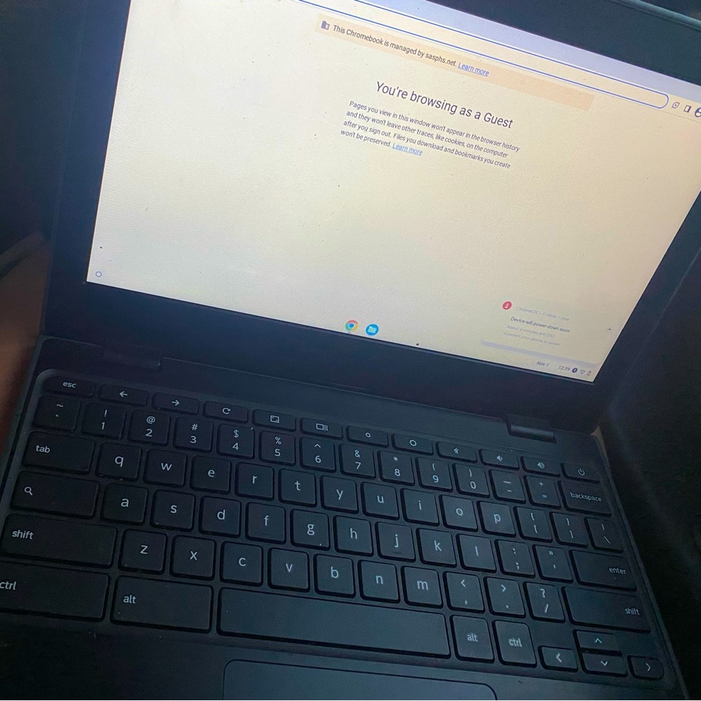 Brand new Chromebook laptop with type c charger